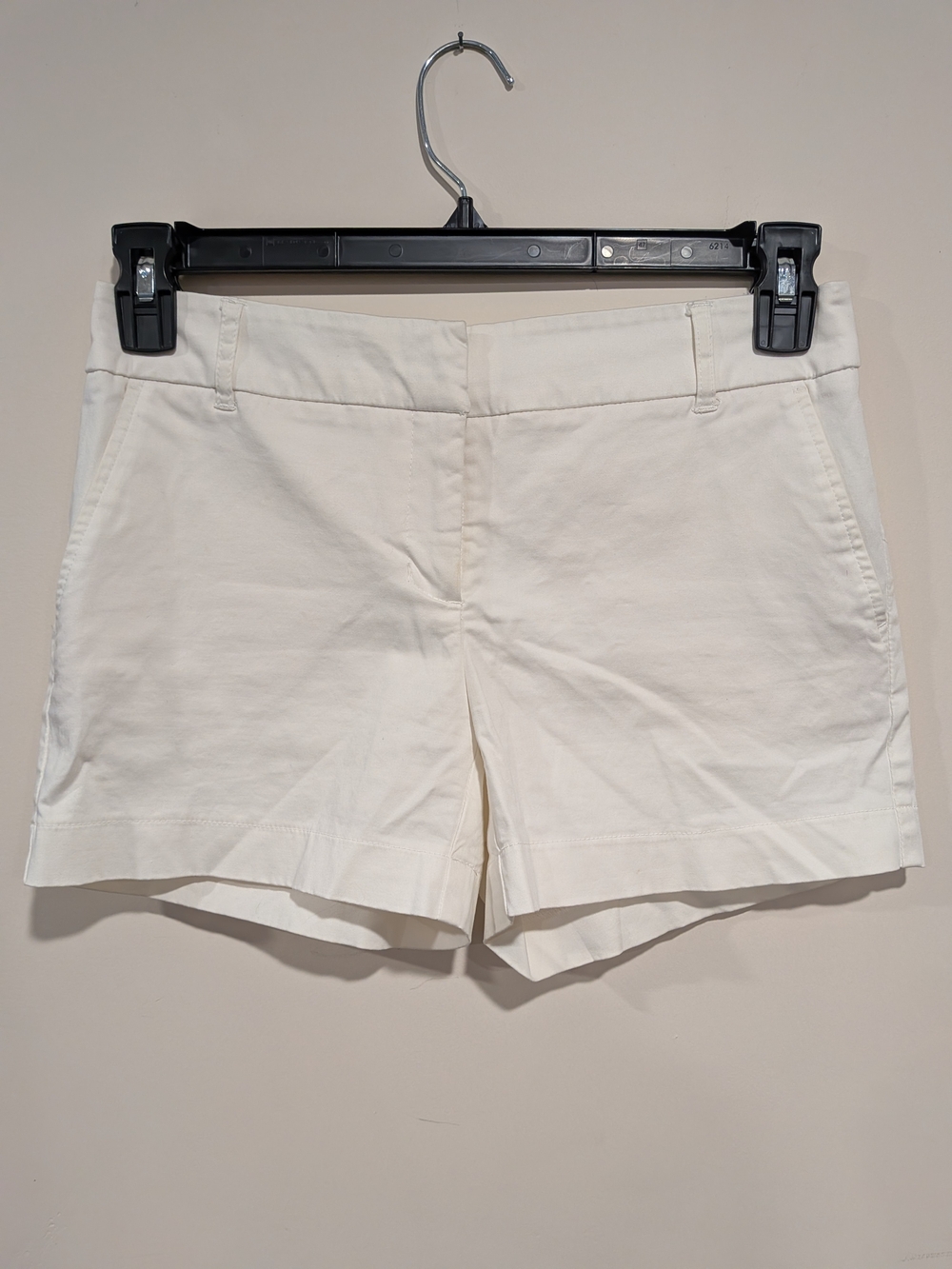 Willi Smith White Mid-Rise Chino Shorts